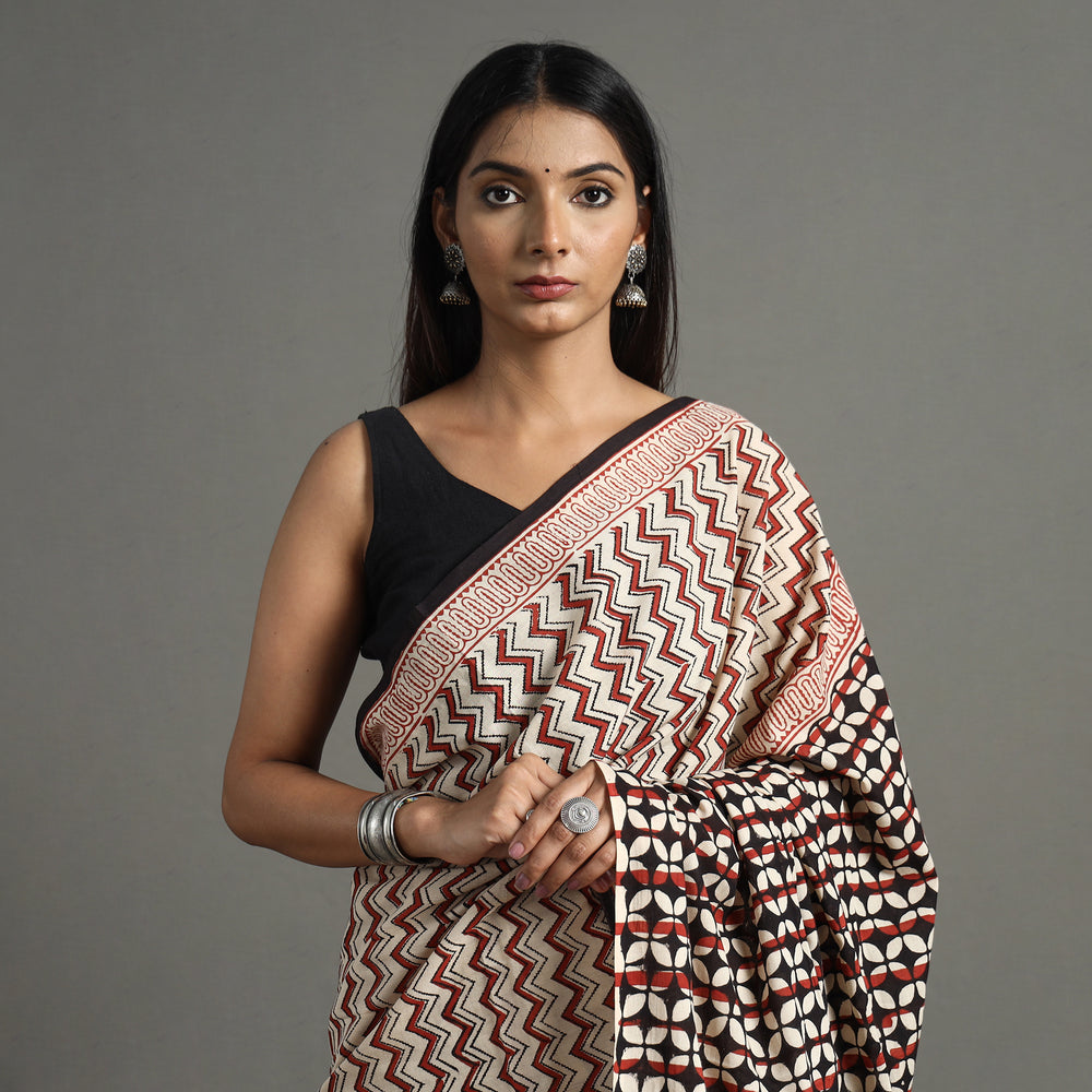 Bagru Saree