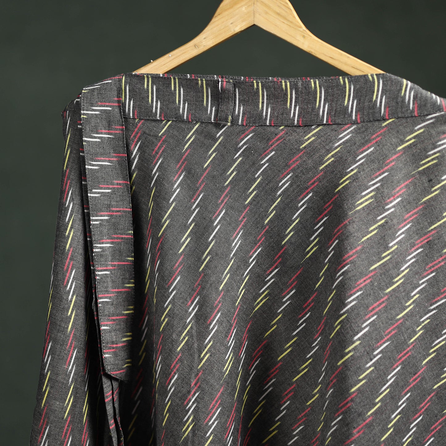 Pochampally Ikat Cotton Wrap Around Skirt 06