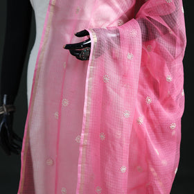 Kota Doria Cotton Embroidered Plain Dupatta 06