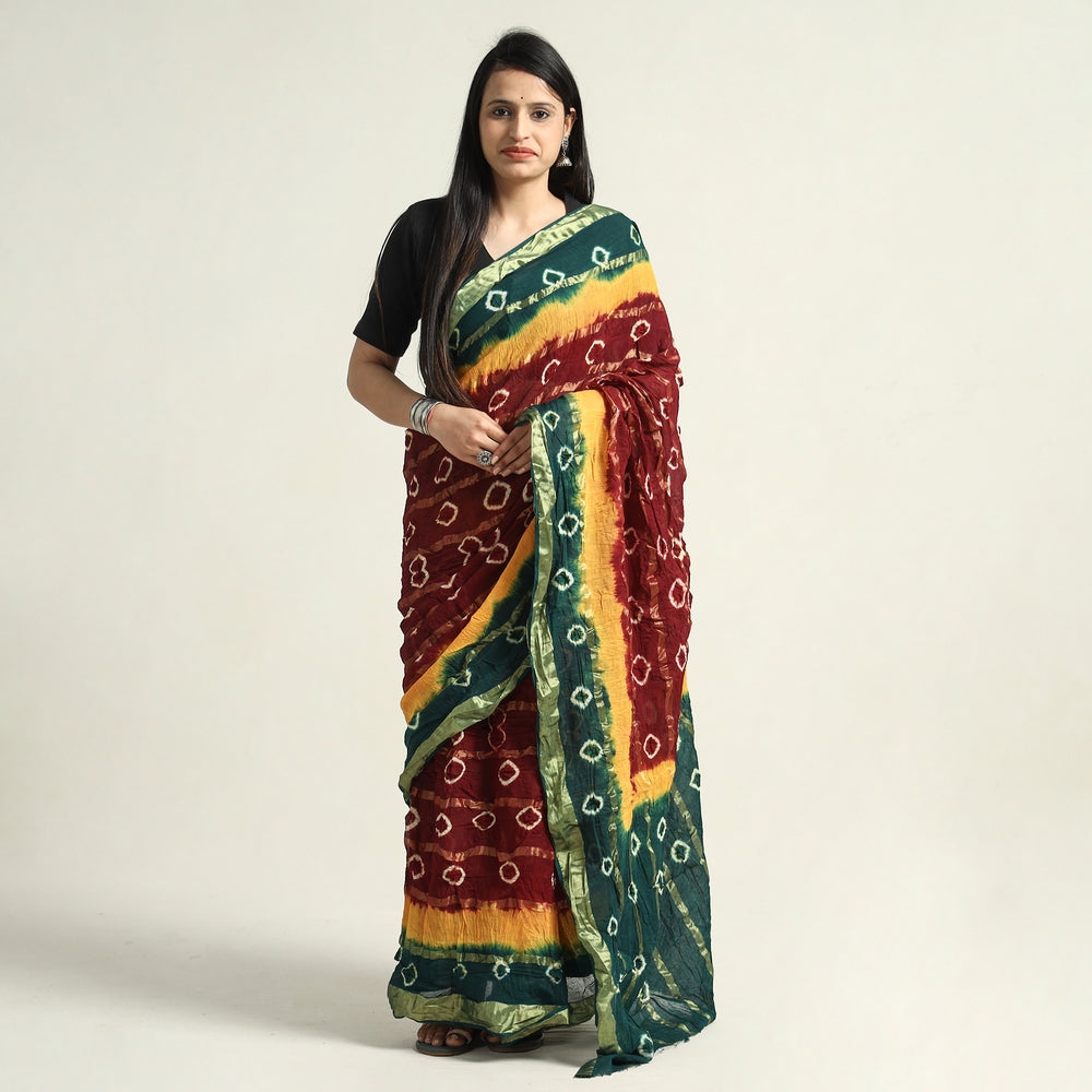 bandhani saree