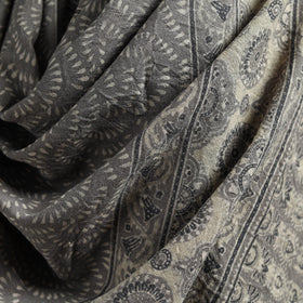 Ajrakh Hand Block Print Natural Dyed Handwoven Acrylic Wool Shawl 08