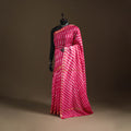 Chanderi Silk Leheriya Tie-Dye Saree with Zari Border 03