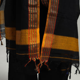 Buy Black Cotton Dharwad Kurta Set with Palazzo & Dupatta
