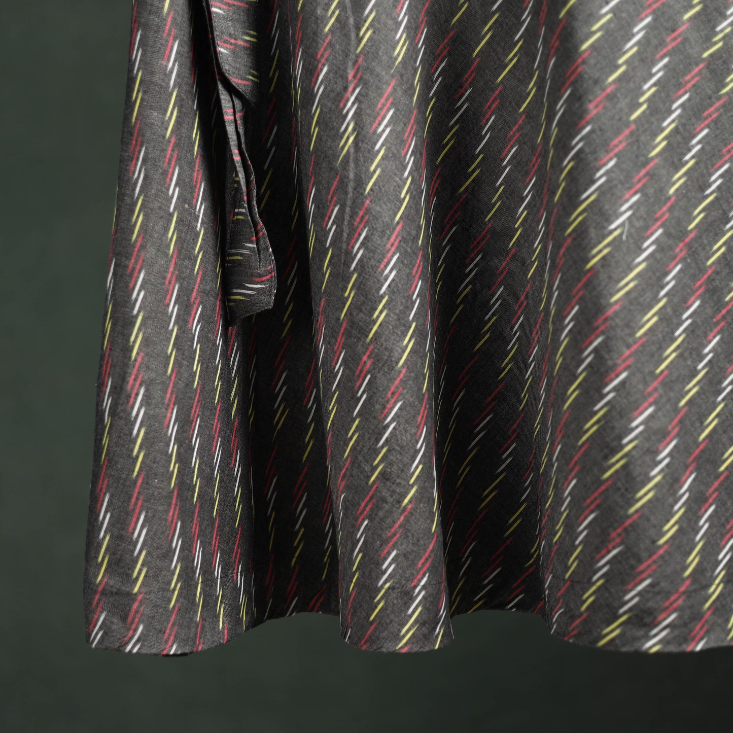 Pochampally Ikat Cotton Wrap Around Skirt 06