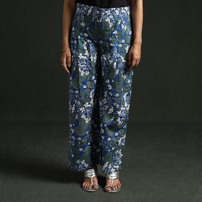 Sanganeri Hand Block Print Cotton Flared Palazzo 07