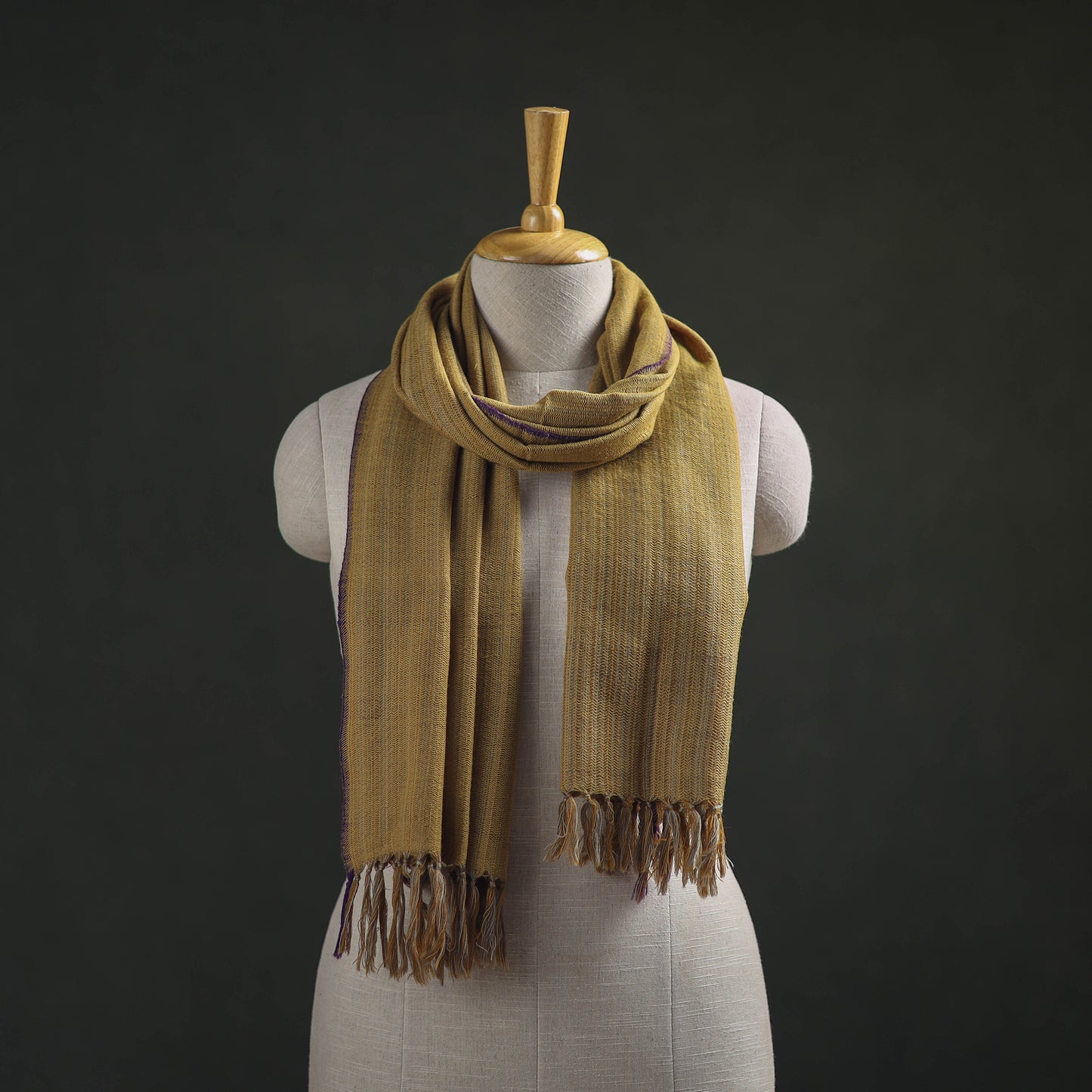 Kumaun Handwoven Pure Merino Wool Stole 90