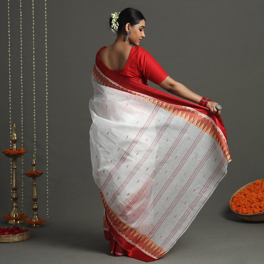 phulia jamdani cotton saree