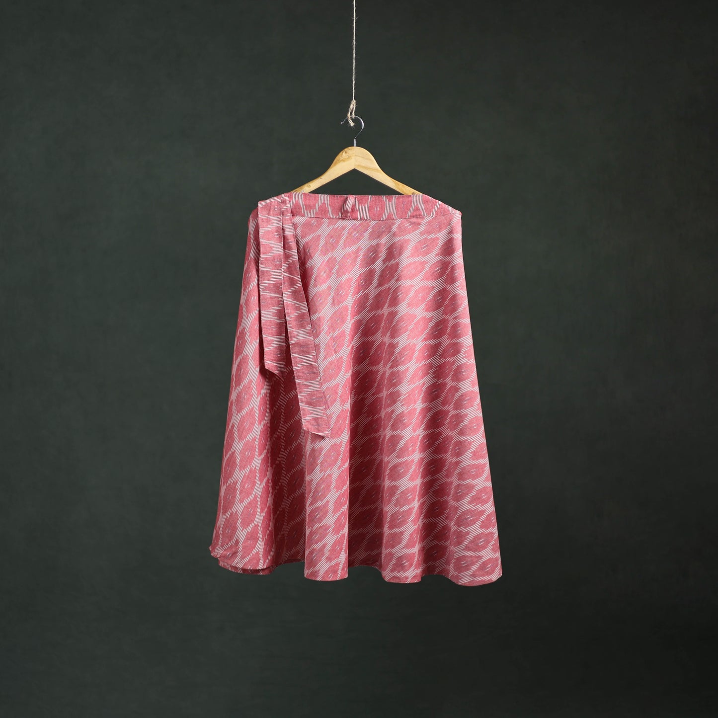 Pochampally Ikat Cotton Wrap Around Skirt 07