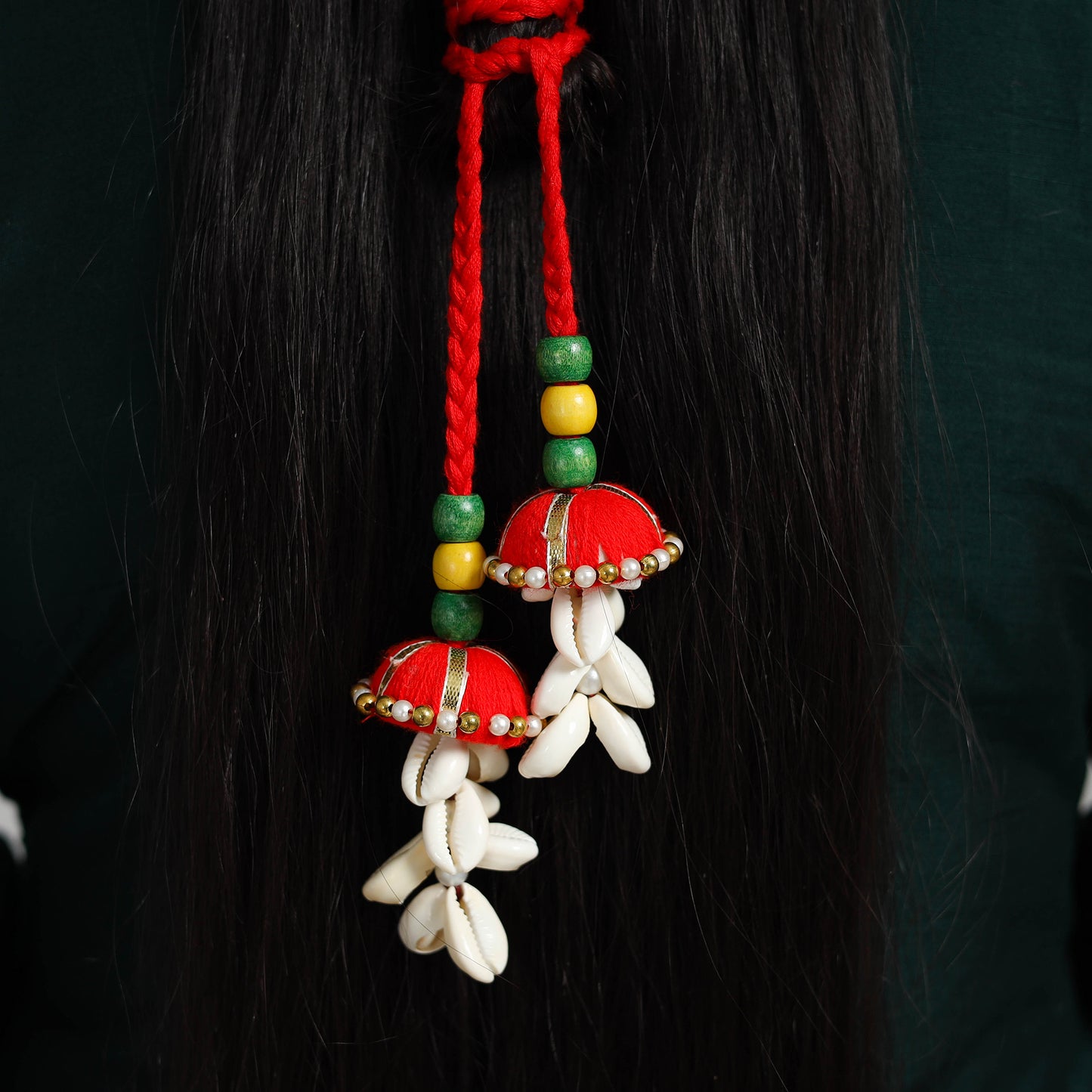 Thread Braided & Bead Work Hair Parandi 22