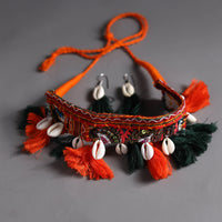 Handcrafted Kutch Embroidered Choker Necklace Set 26