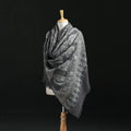 Ajrakh Hand Block Print Natural Dyed Handwoven Acrylic Wool Shawl 09