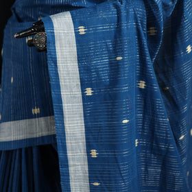 Srikakulam Jamdani Buti Zari Pure Handloom Cotton Saree 01