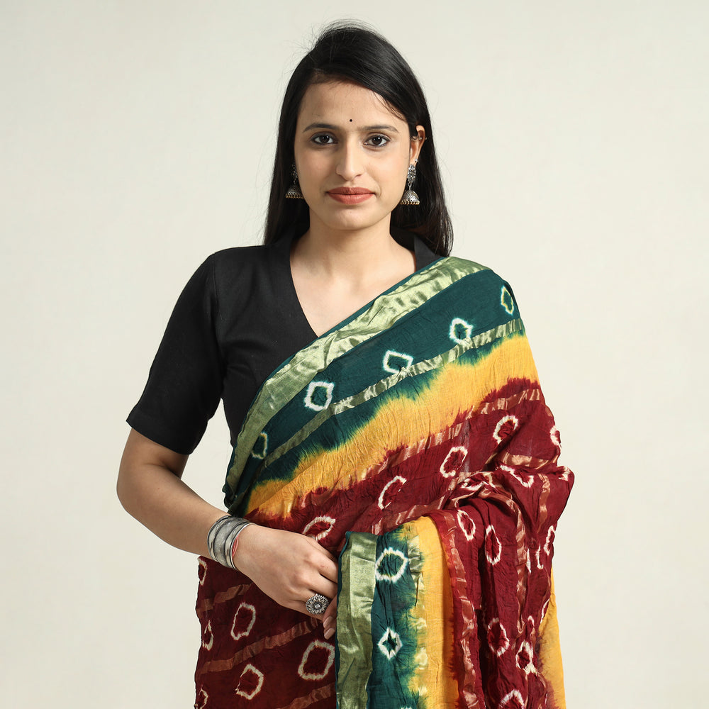 bandhani saree