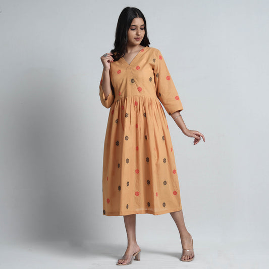 Exquisite Jacquard Cotton Dress