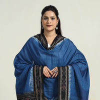 Blue - Sambalpuri Ikat Weave Cotton Dupatta 36