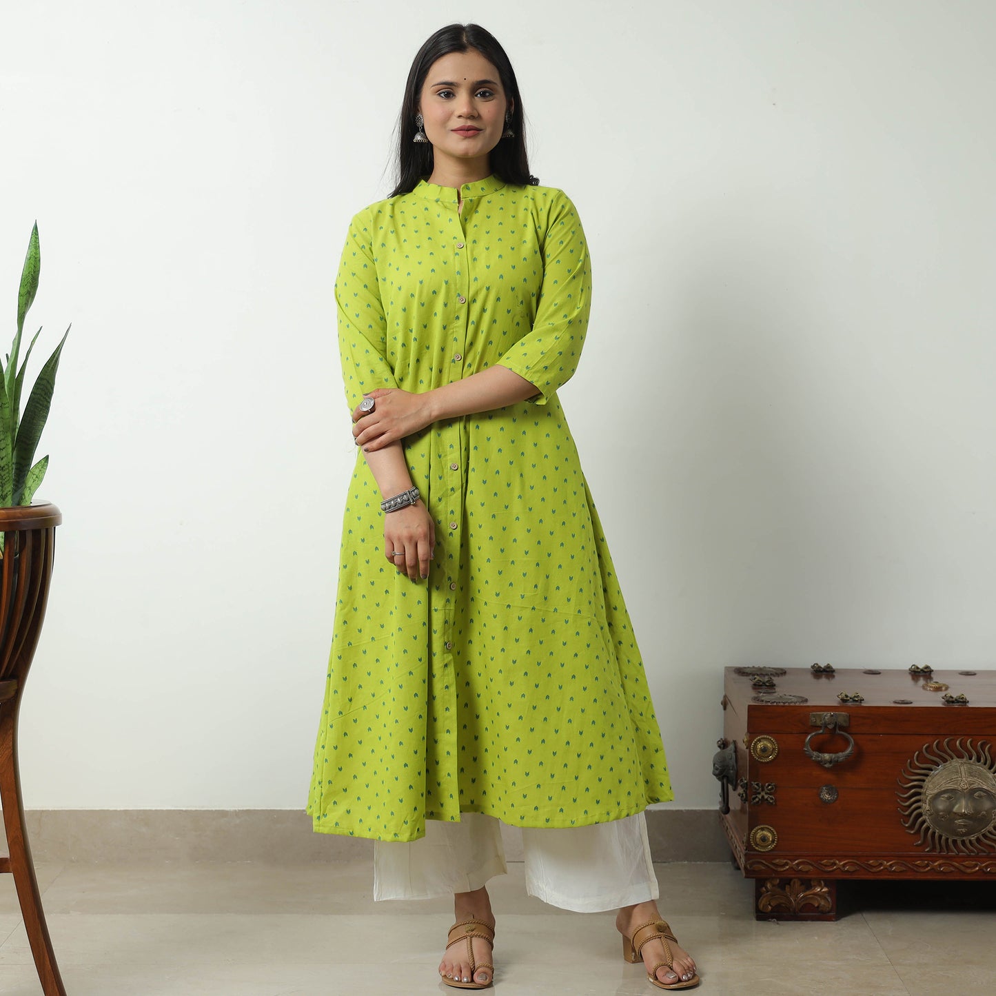 jacquard kurta