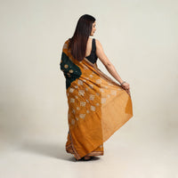 Green - Kutch Tie-Dye Cotton Bandhani Saree with Blouse Piece 25