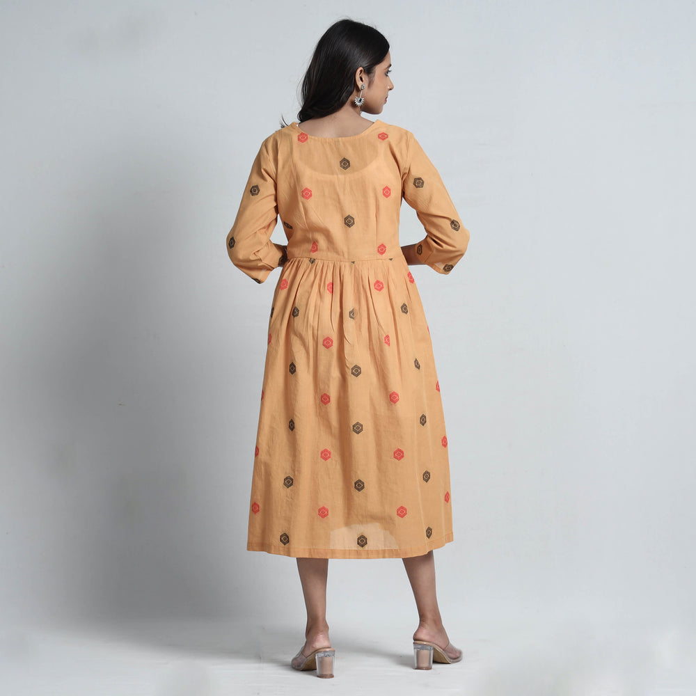 Exquisite Jacquard Cotton Dress