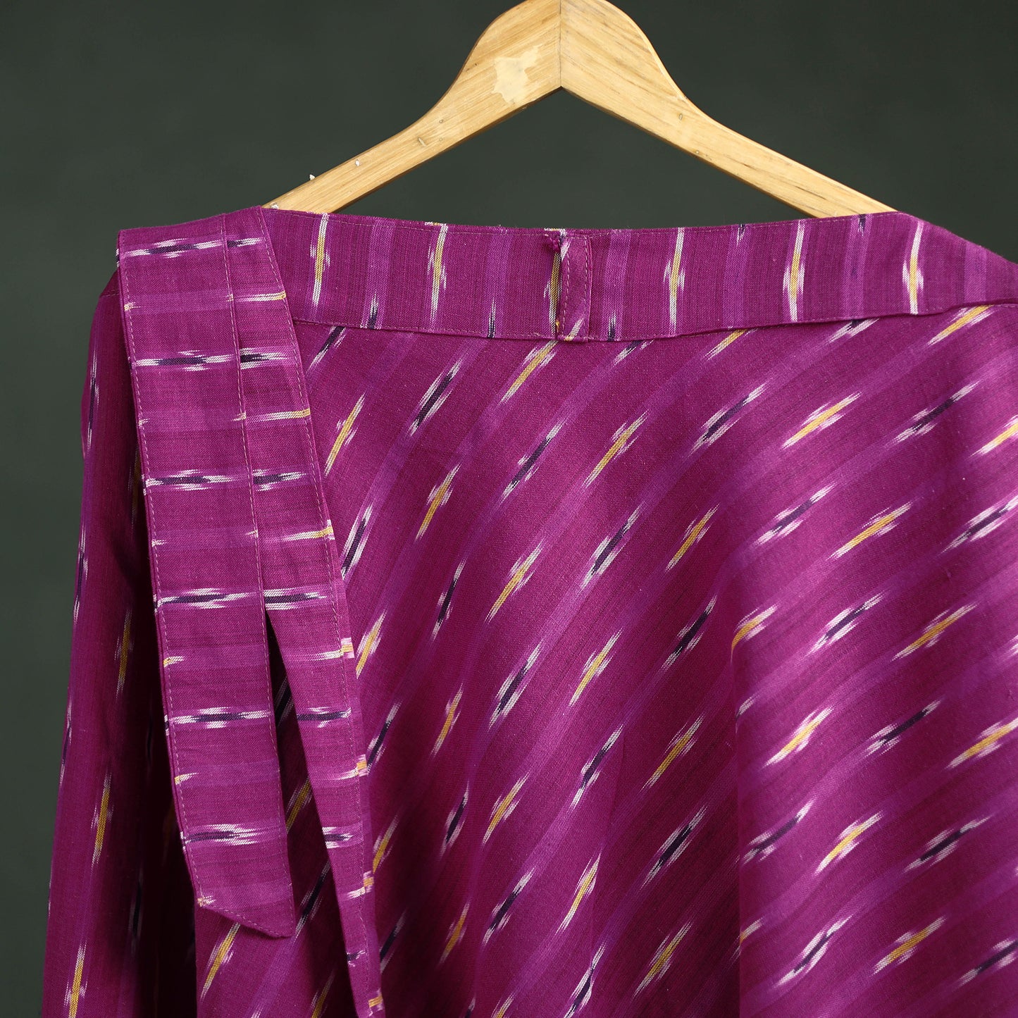 Pochampally Ikat Cotton Wrap Around Skirt 08