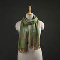 Green - Kumaun Handwoven Pure Merino Wool Stole 94