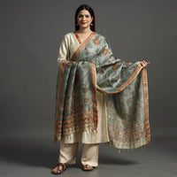 kalamkari silk dupatta