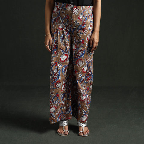 Sanganeri Hand Block Print Cotton Flared Palazzo 06