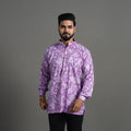 Buy Kantha Stitch Cotton Short Jaipur Kurta for Men