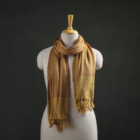 Yellow - Kumaun Handwoven Pure Merino Wool Stole 95
