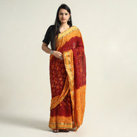 bandhani saree