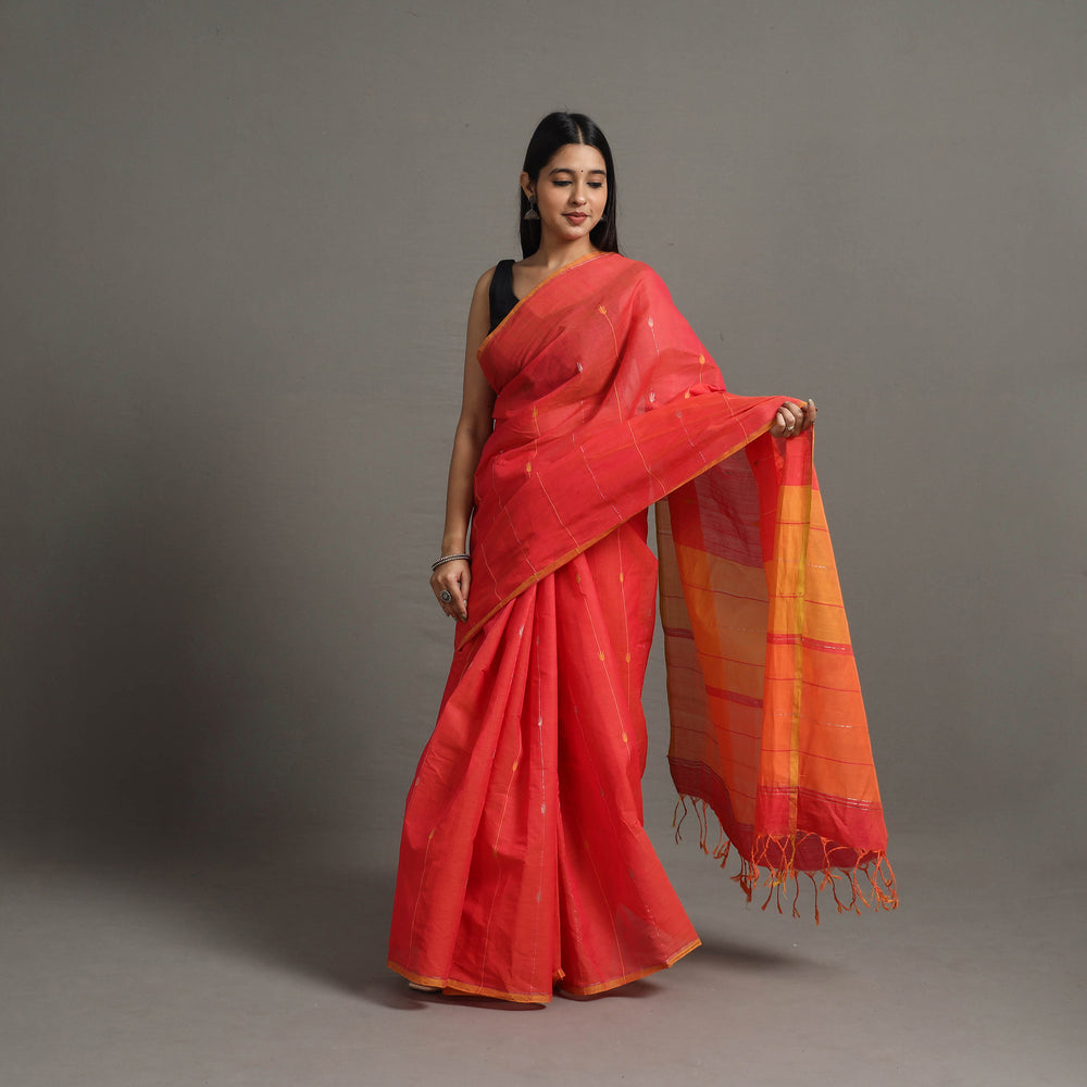 Zari Work Jamdani Cotton Handloom Saree 60