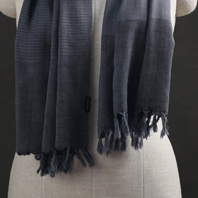 Grey - Kumaun Handwoven Pure Merino Wool Stole 96