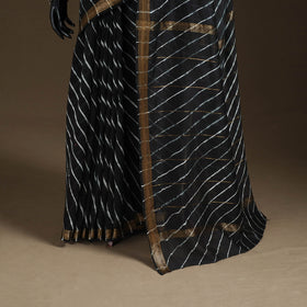 Chanderi Silk Leheriya Tie-Dye Saree with Zari Border 04