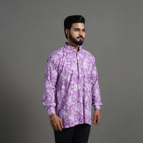 Buy Kantha Stitch Cotton Short Jaipur Kurta for Men