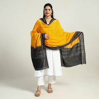 Orange - Sambalpuri Ikat Weave Handloom Cotton Dupatta 37