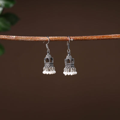 Divya Handcrafted GS Beaded Jhumki Earrings