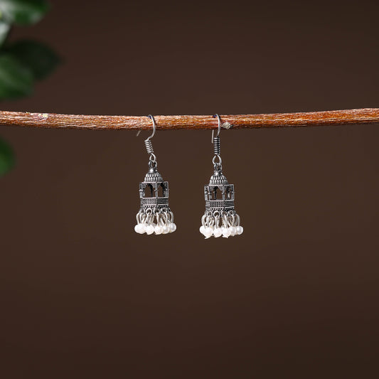 Divya Handcrafted GS Beaded Jhumki Earrings