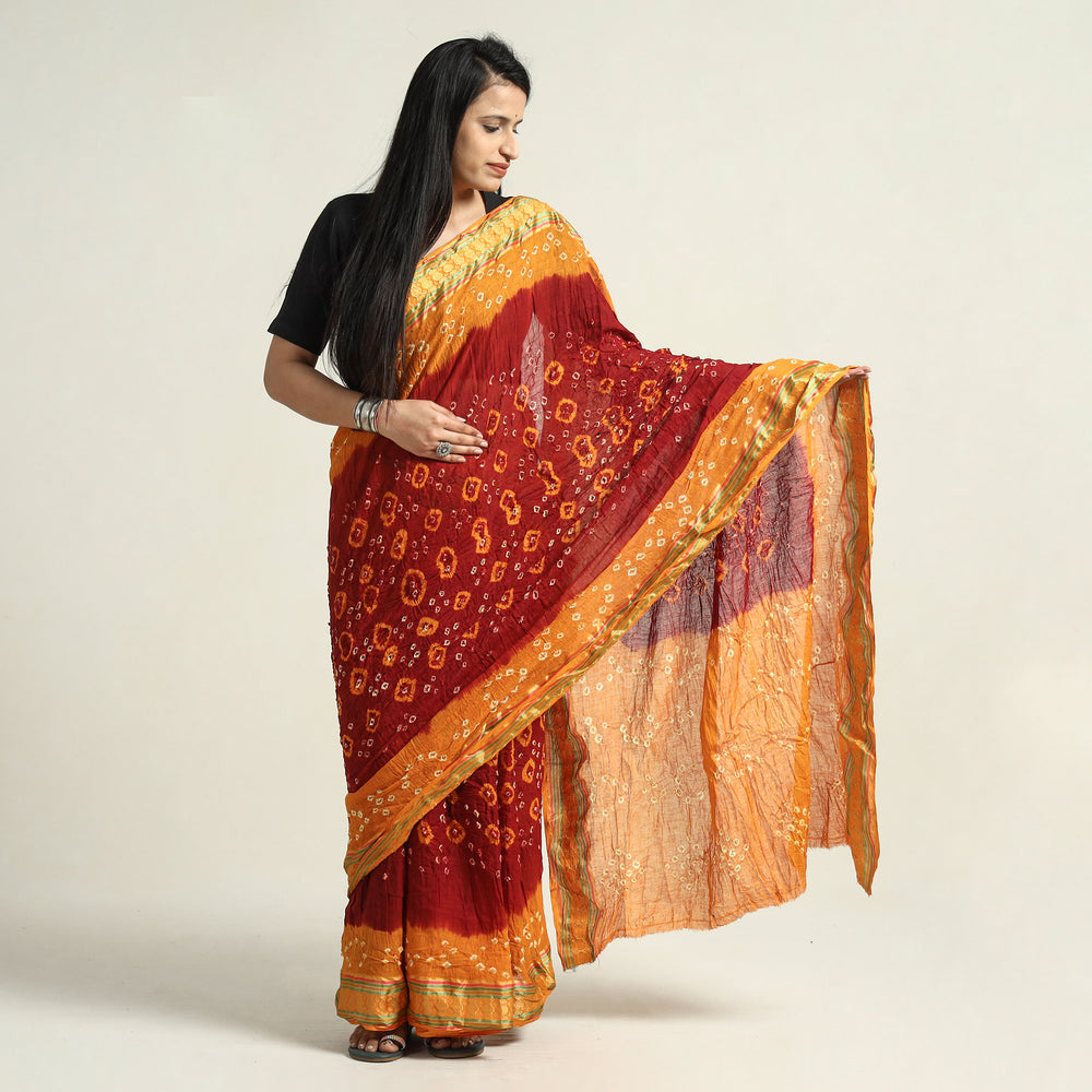 bandhani saree