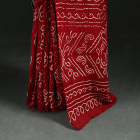 Kutch Bandhani Tie-Dye Cotton Saree 46