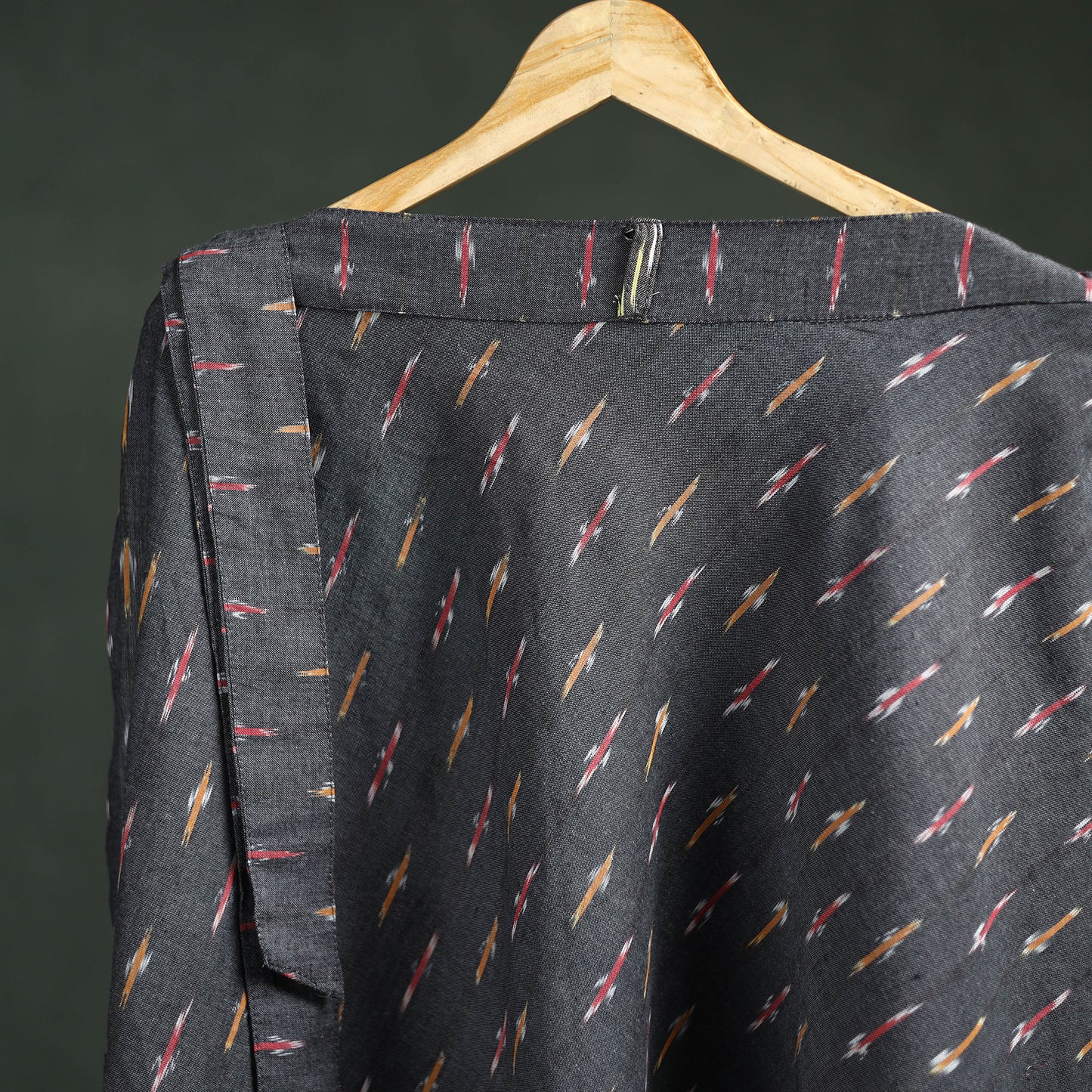 Pochampally Ikat Cotton Wrap Around Skirt 09