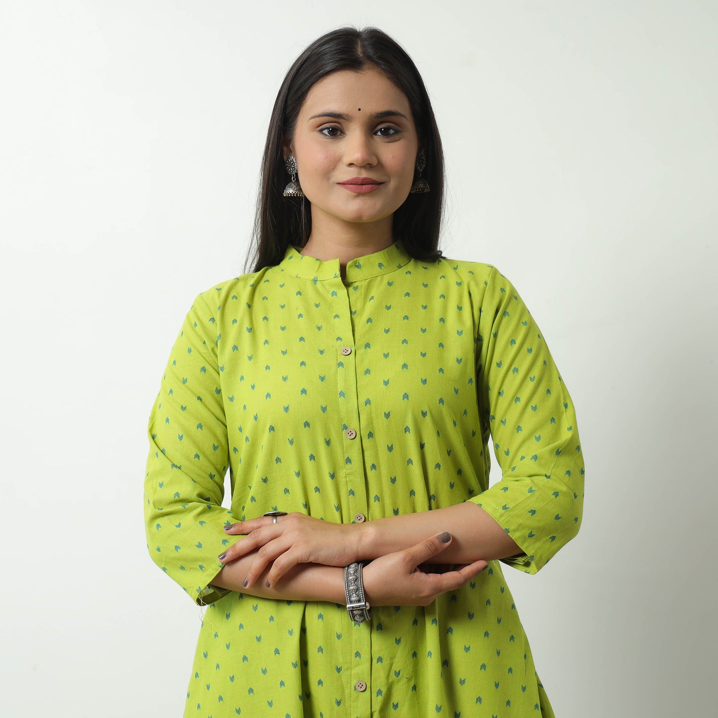 jacquard kurta