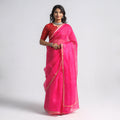  Leheriya Tie-Dye Mothra Kota Doria Silk Saree 