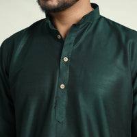 Plain Silk Men Kurta
