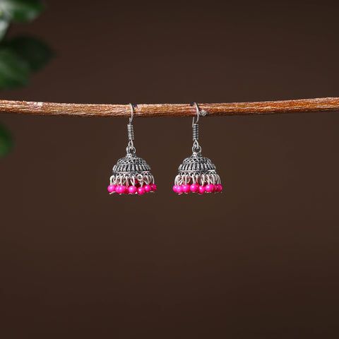 Naziah Handcrafted GS Beaded Jhumki Earrings