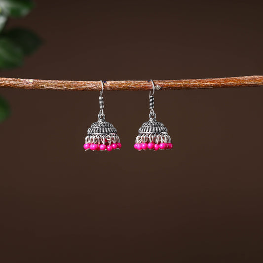 Naziah Handcrafted GS Beaded Jhumki Earrings