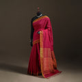 Peepal Leaf Buti Jacquard Pure Handloom Cotton Saree 04