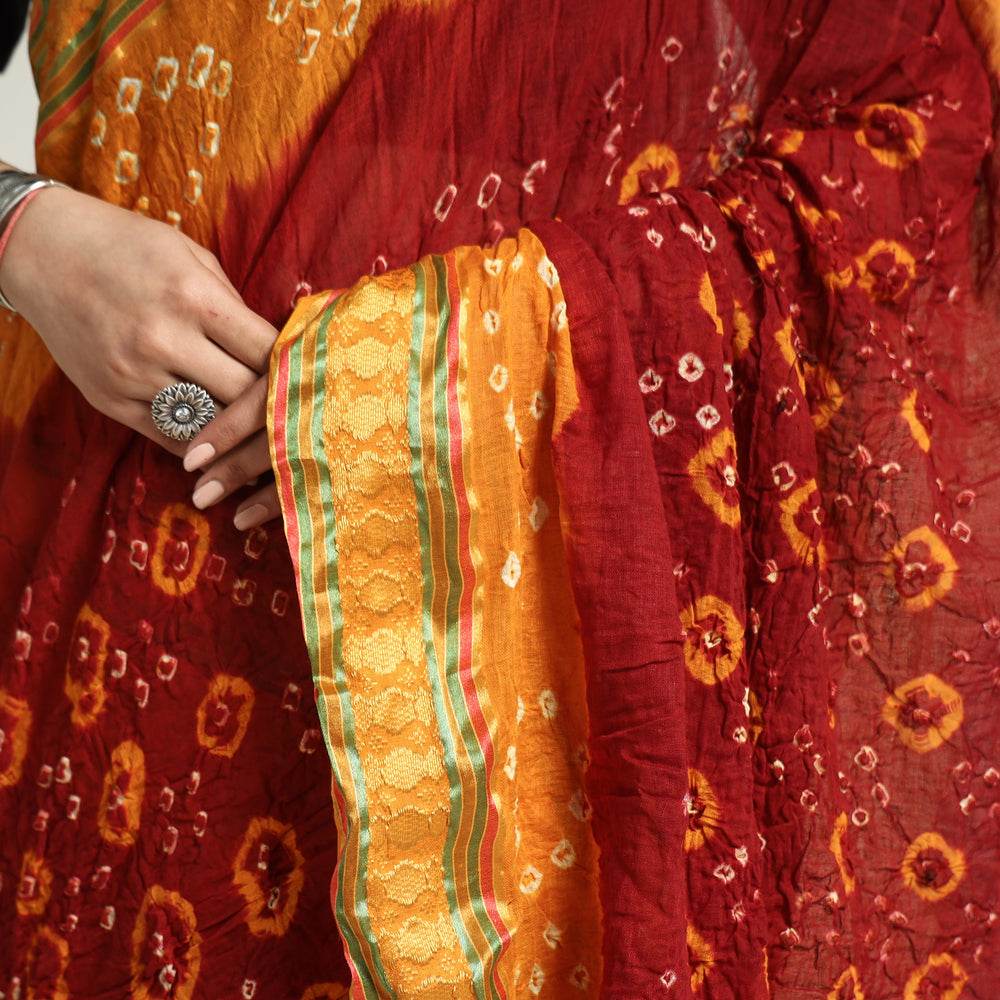 bandhani saree