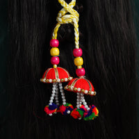 Thread Braided & Bead Work Hair Parandi 24