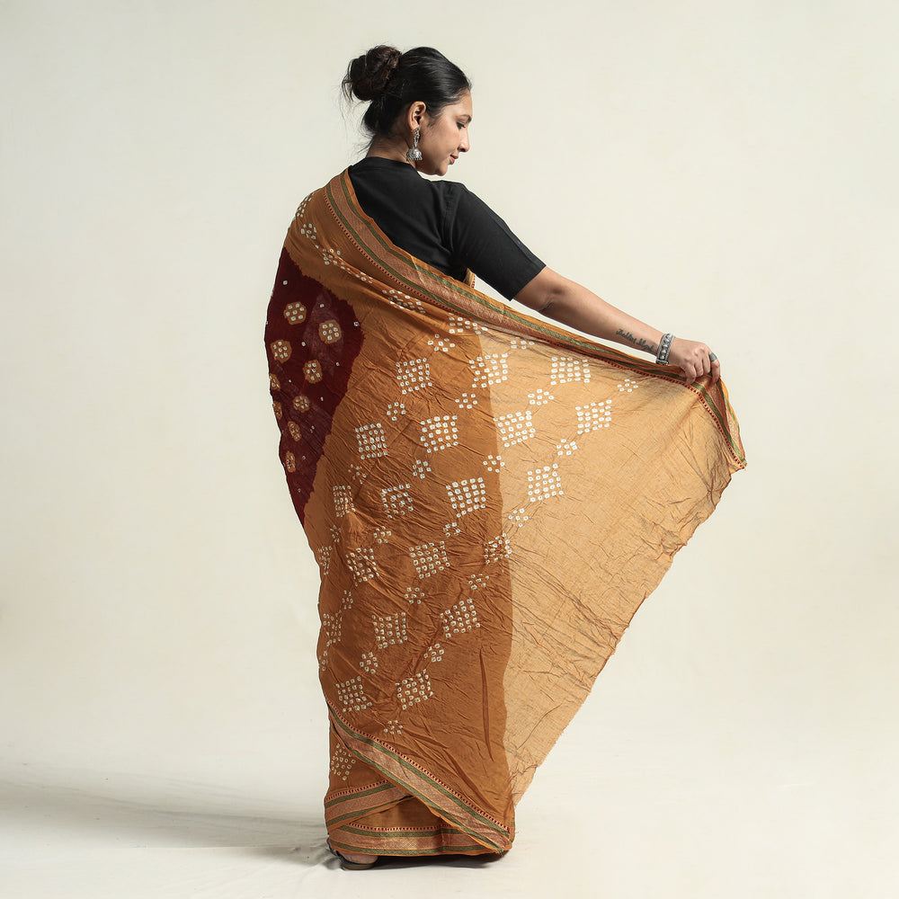 bandhani saree