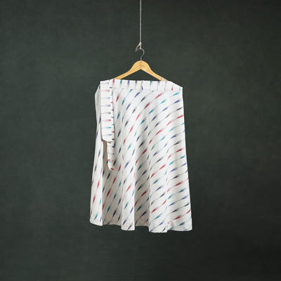 Pochampally Ikat Cotton Wrap Around Skirt 10