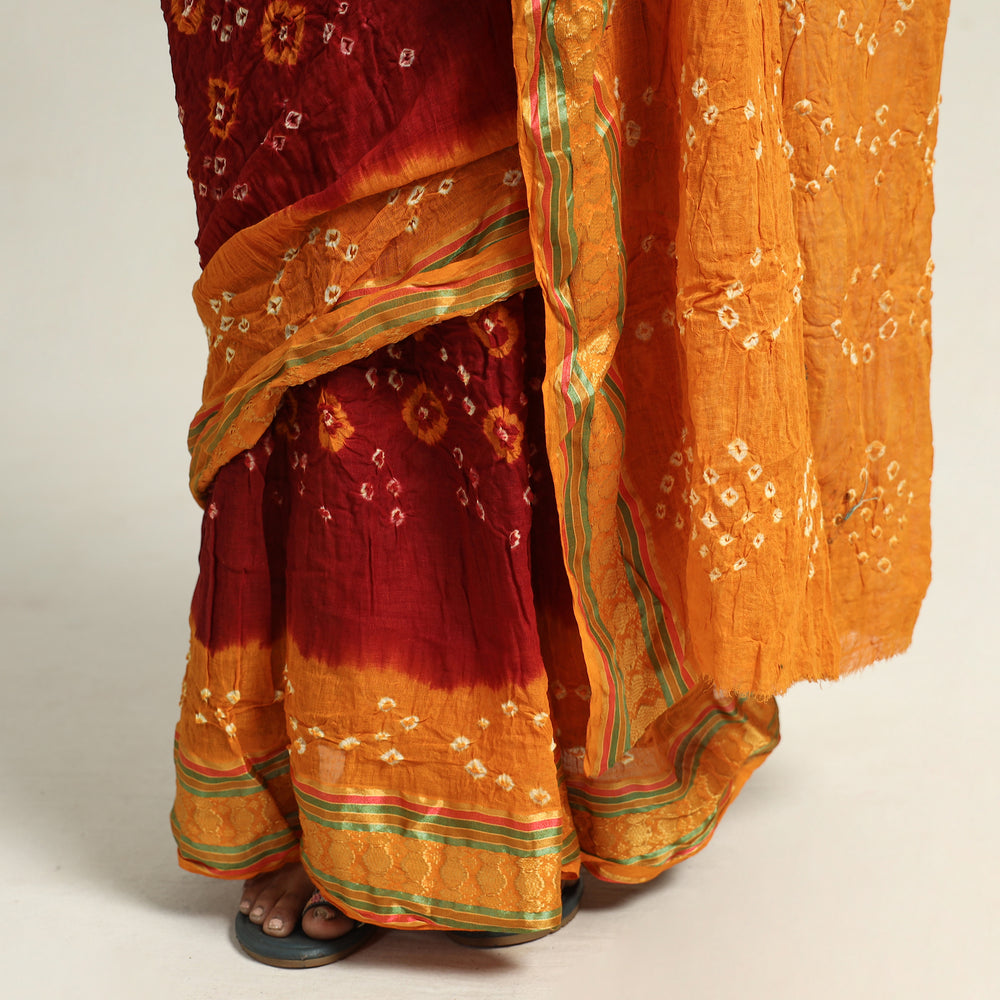 bandhani saree